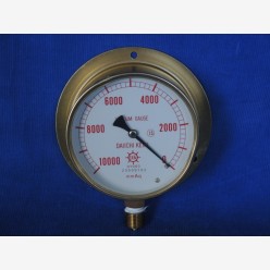 Daiichi Keiki Vacuum gauge, 4" face